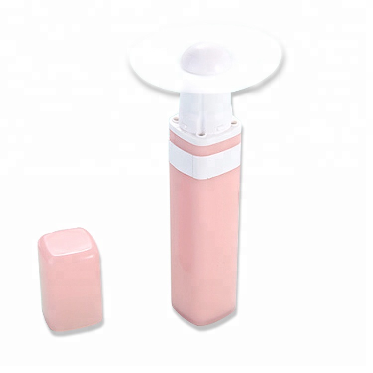 Portable pocket handheld cooling mini fan 2600mah power bank lipstick for mobile phone