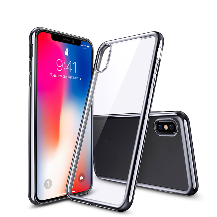 2019 Flexible Slim Crystal Clear Soft TPU Phone Case for iPhone Xs