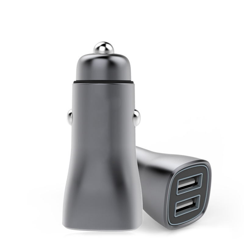 3.6A 2USB 2018 New Mini Qi Design Car Charger 